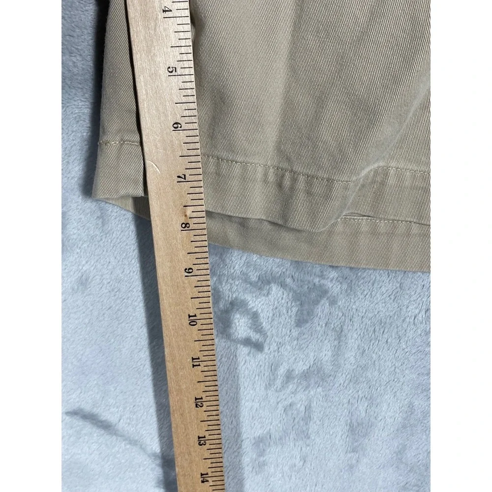 Polo Ralph Lauren Tyler Short Mens 48 Khaki Tan Pleated Cotton Chino Shorts